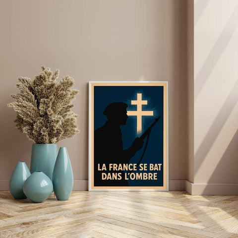 Affiche - La France se bat dans l'Ombre