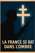Affiche - La France se bat dans l'Ombre 21 × 30 cm