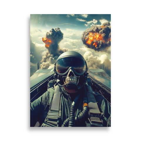 Affiche - La Mort vient du Ciel 50 × 70 cm