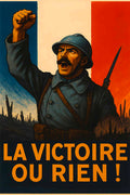 Affiche - La victoire ou rien ! 21 × 30 cm