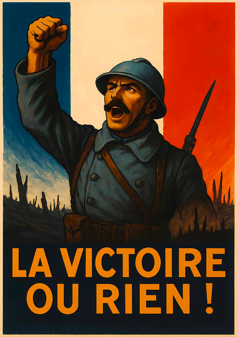 Affiche - La victoire ou rien ! 21 × 30 cm