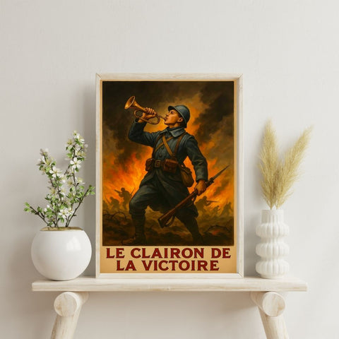 Affiche - Le clairon de la victoire