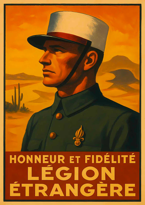 Affiche - Légion Étrangère 21 × 30 cm