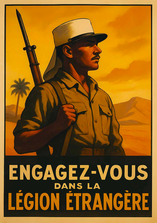 Affiche - Légionnaire 21 × 30 cm