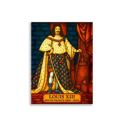 Affiche - Louis XIII 30 × 40 cm