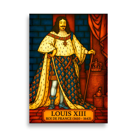 Affiche - Louis XIII 50 × 70 cm