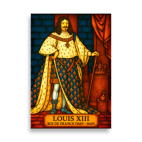 Affiche - Louis XIII 70 × 100 cm