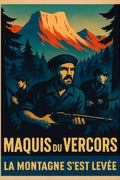 Affiche - Maquis du Vercors 21 × 30 cm