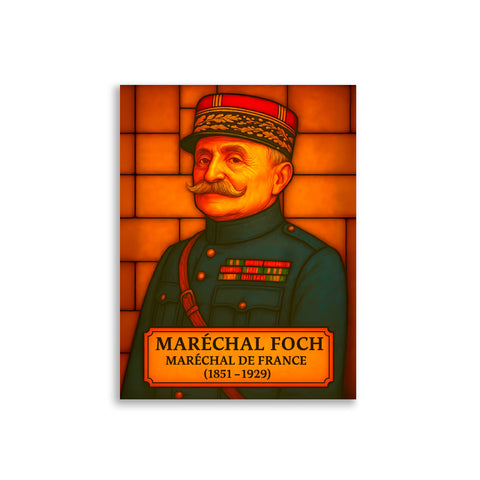 Affiche - Maréchal Foch 30 × 40 cm