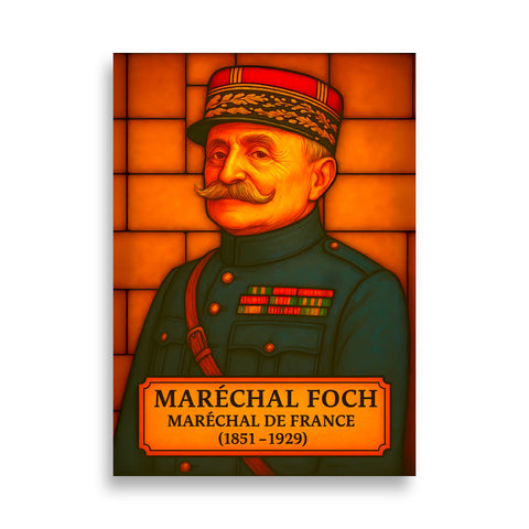 Affiche - Maréchal Foch 50 × 70 cm