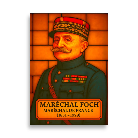 Affiche - Maréchal Foch 70 × 100 cm