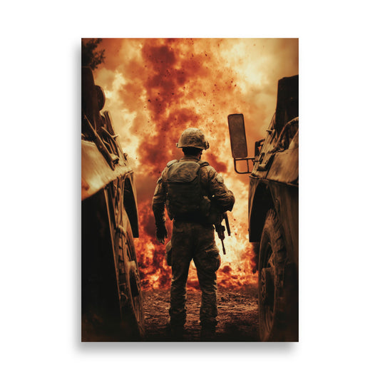 Affiche - Militaire 50 × 70 cm