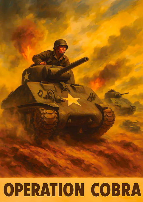 Affiche - Operation Cobra 21 × 30 cm