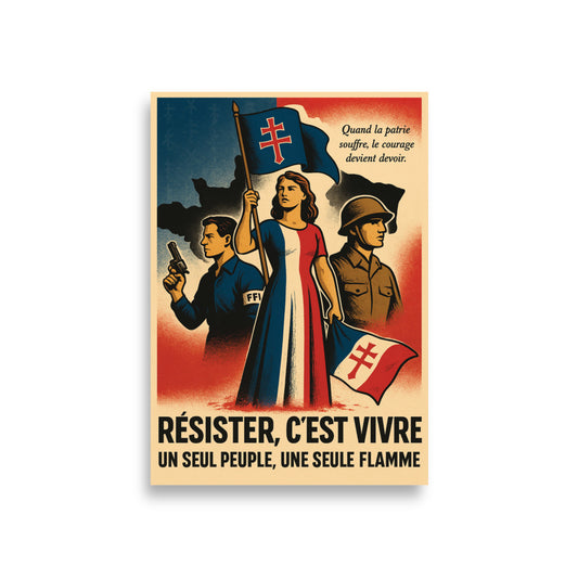 Affiche - Peuple Français A1 (59.4×84.1 cm)