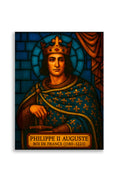 Affiche - Philippe II Auguste 30 × 40 cm