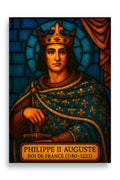 Affiche - Philippe II Auguste 70 × 100 cm