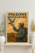 Affiche - Pigeons Voyageurs
