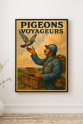 Affiche - Pigeons Voyageurs
