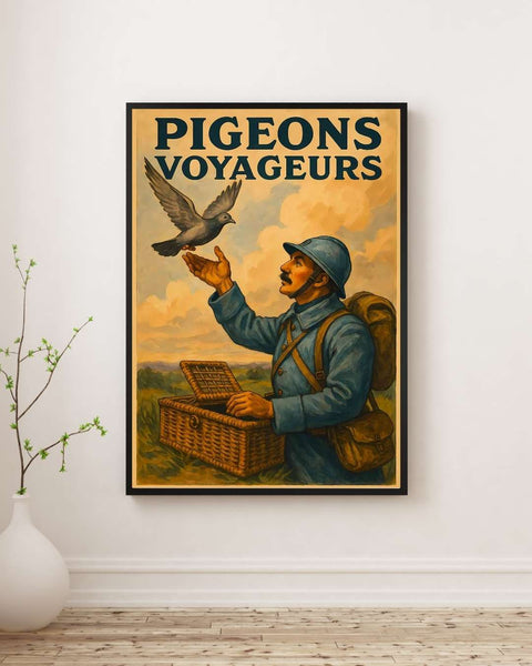 Affiche - Pigeons Voyageurs