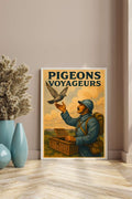Affiche - Pigeons Voyageurs