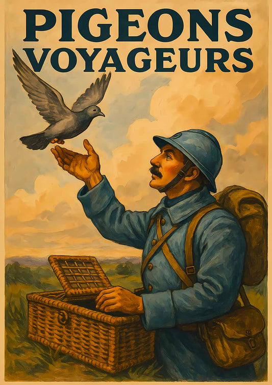 Affiche - Pigeons Voyageurs 21 × 30 cm