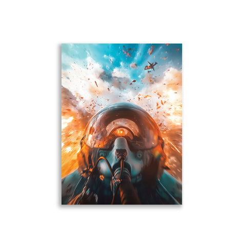 Affiche - Pilote 30 × 40 cm