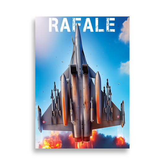 Affiche - Rafale 50 × 70 cm