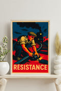 Affiche - Résistants Cheminots