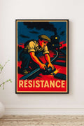 Affiche - Résistants Cheminots