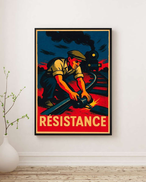 Affiche - Résistants Cheminots