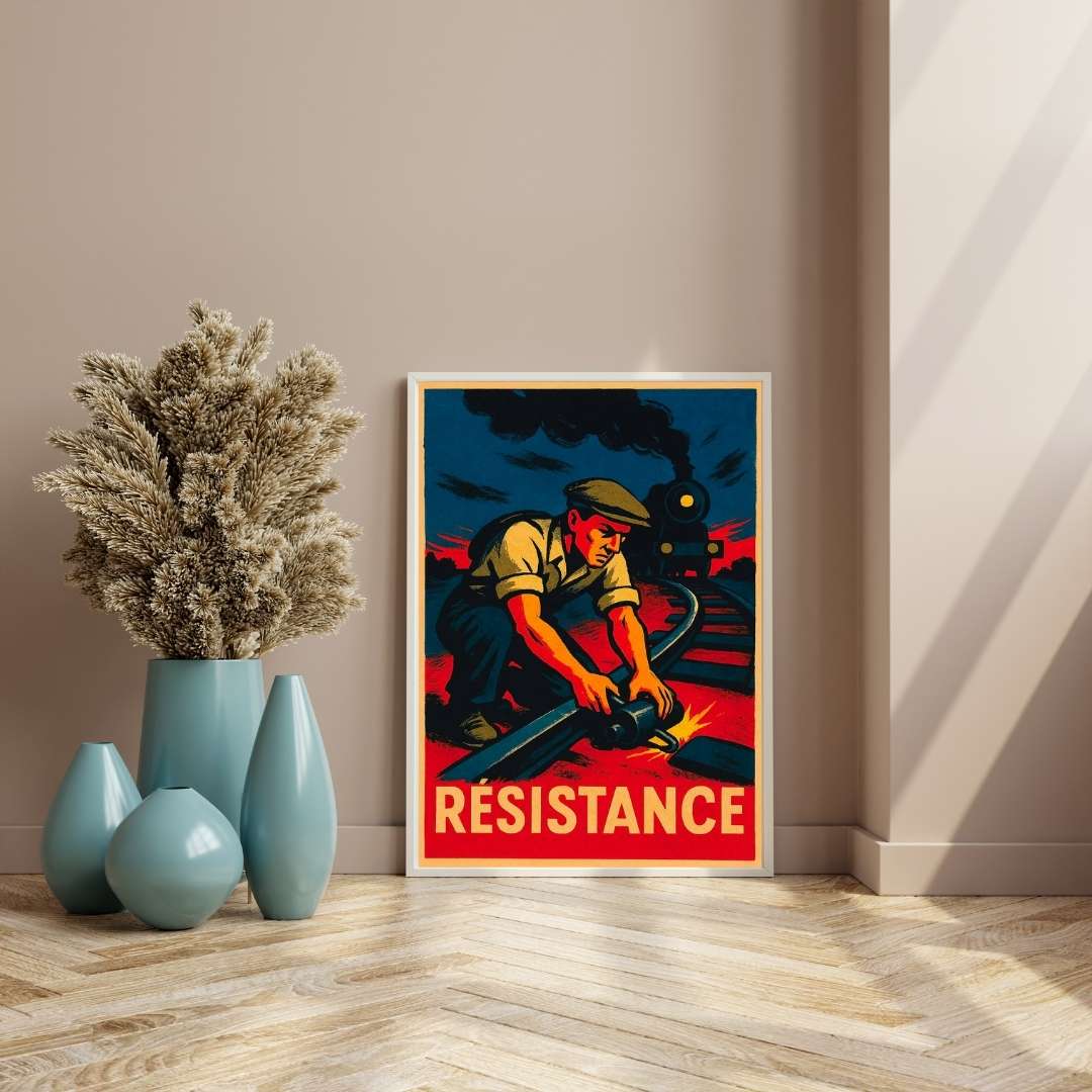 Affiche - Résistants Cheminots