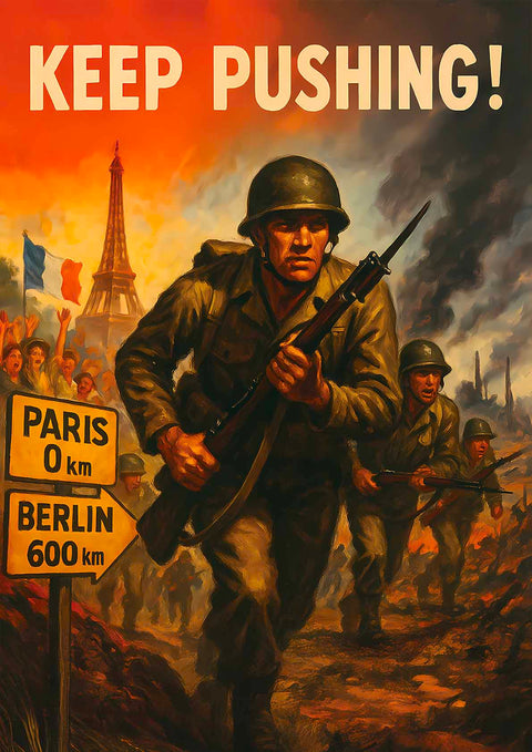 Affiche - Road to Berlin 21 × 30 cm