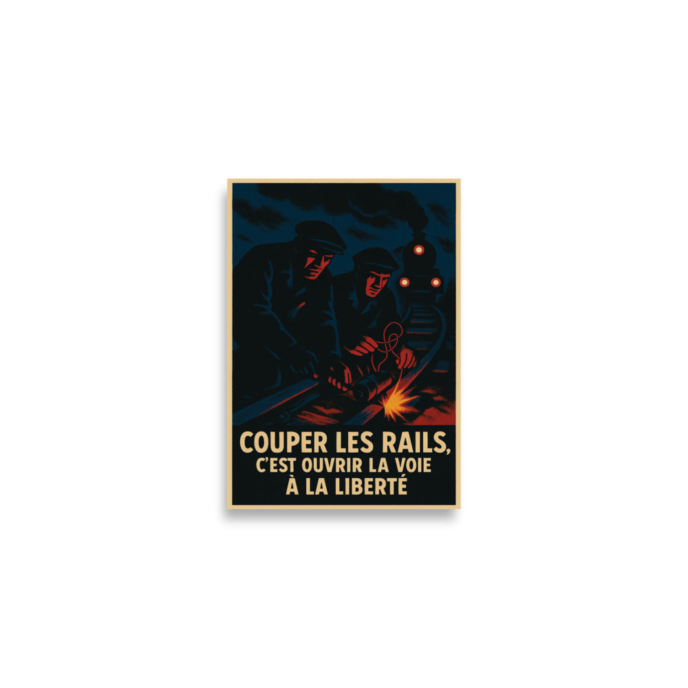 Affiche - Saboteurs de la Résistance Française 21 × 30 cm
