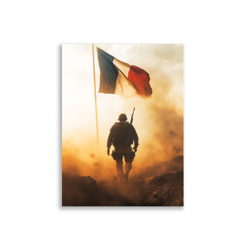 Affiche - Soldat Français 30 × 40 cm