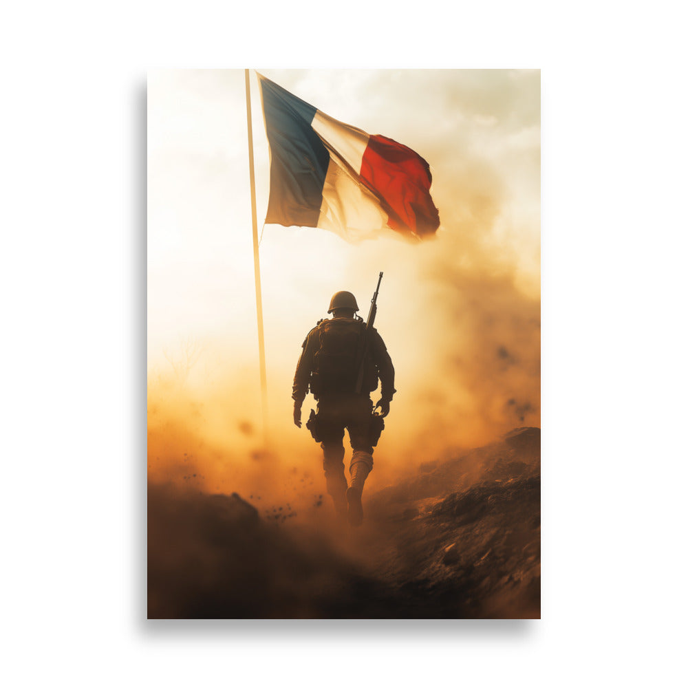 Affiche - Soldat Français 50 × 70 cm