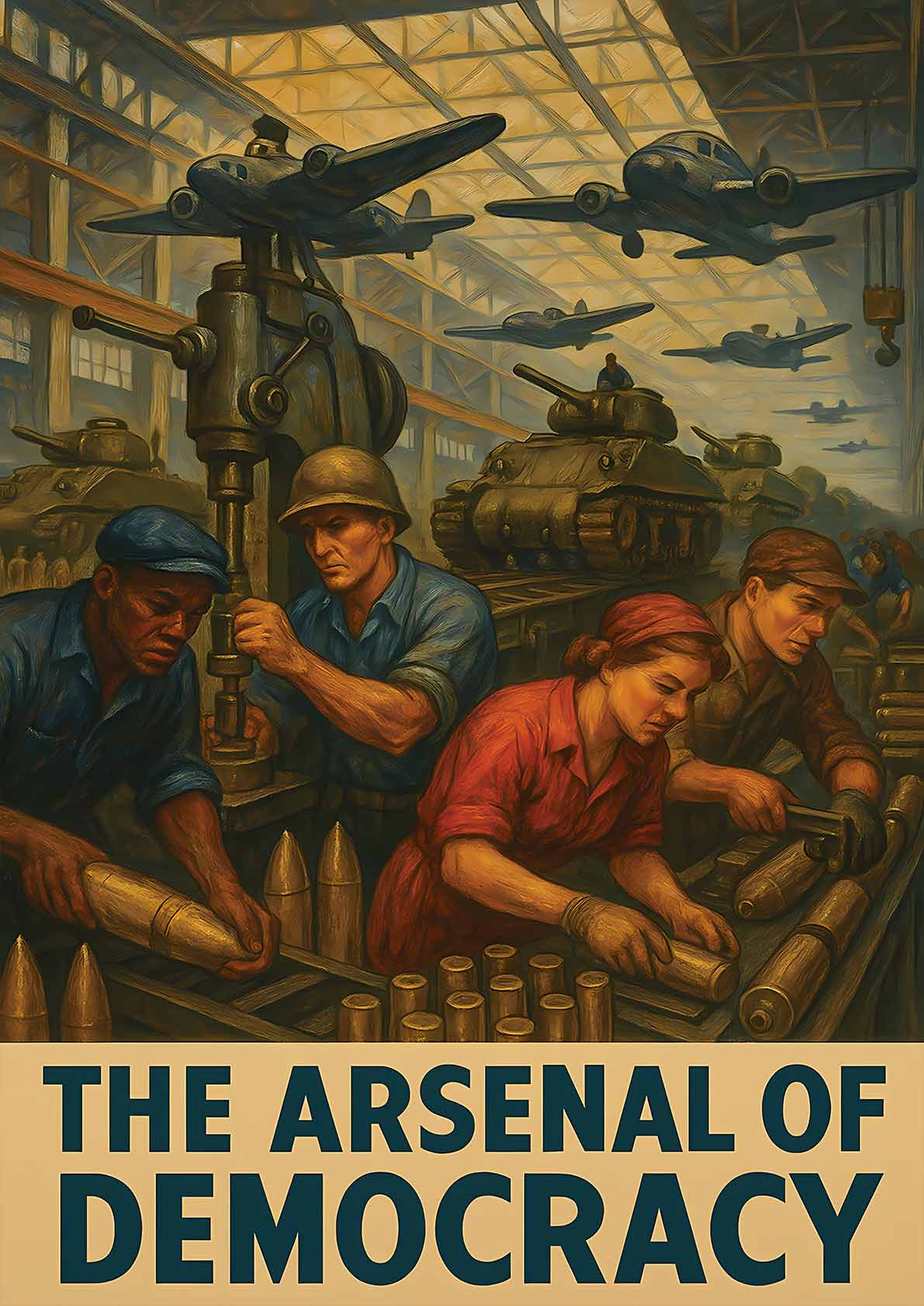 Affiche - The Arsenal of Democracy 21 × 30 cm