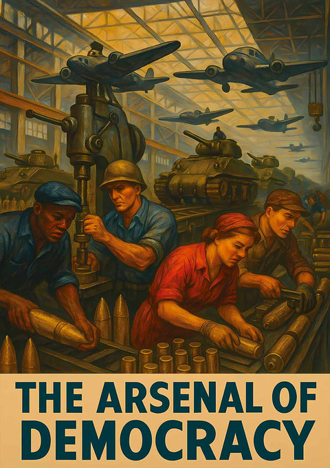Affiche - The Arsenal of Democracy 21 × 30 cm