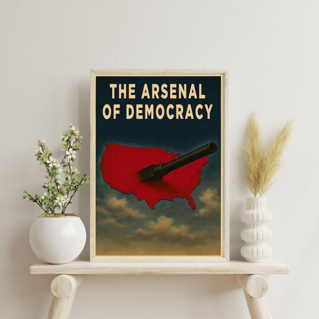 Affiche - The Arsenal of Democracy (map)