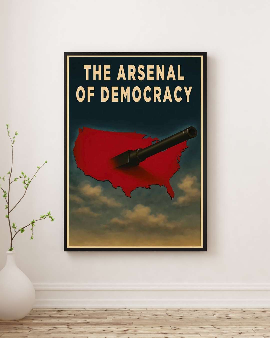 Affiche - The Arsenal of Democracy (map)