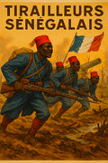 Affiche - Tirailleurs Sénégalais 21 × 30 cm