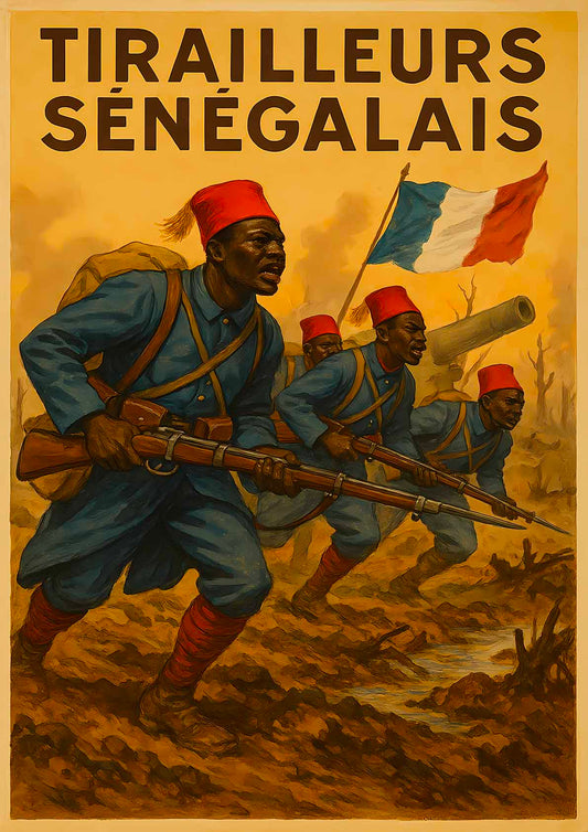 Affiche - Tirailleurs Sénégalais 21 × 30 cm