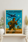Affiche - Troupes Aéroportées