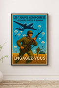 Affiche - Troupes Aéroportées