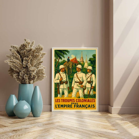 Affiche - Troupes Coloniales