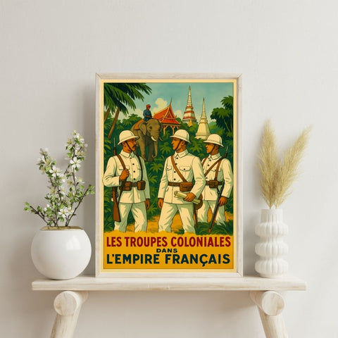 Affiche - Troupes Coloniales