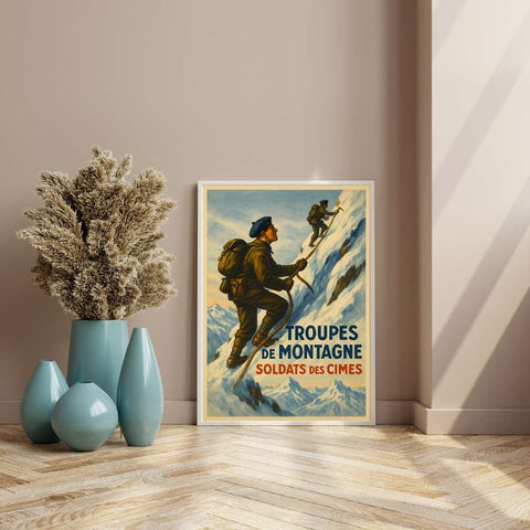 Affiche - Troupes de Montagne