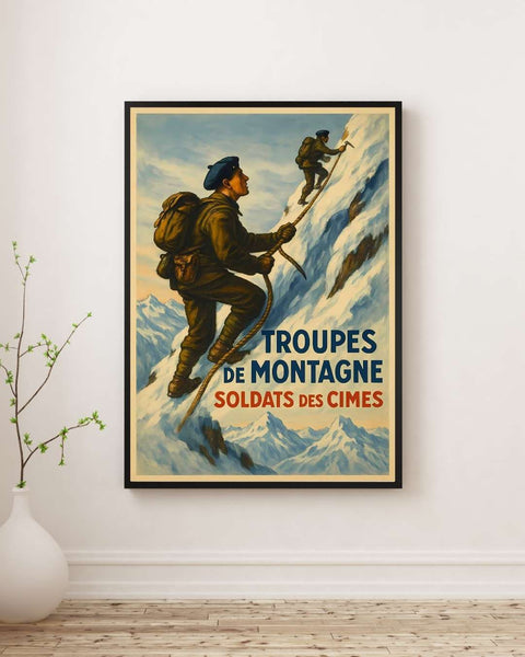 Affiche - Troupes de Montagne