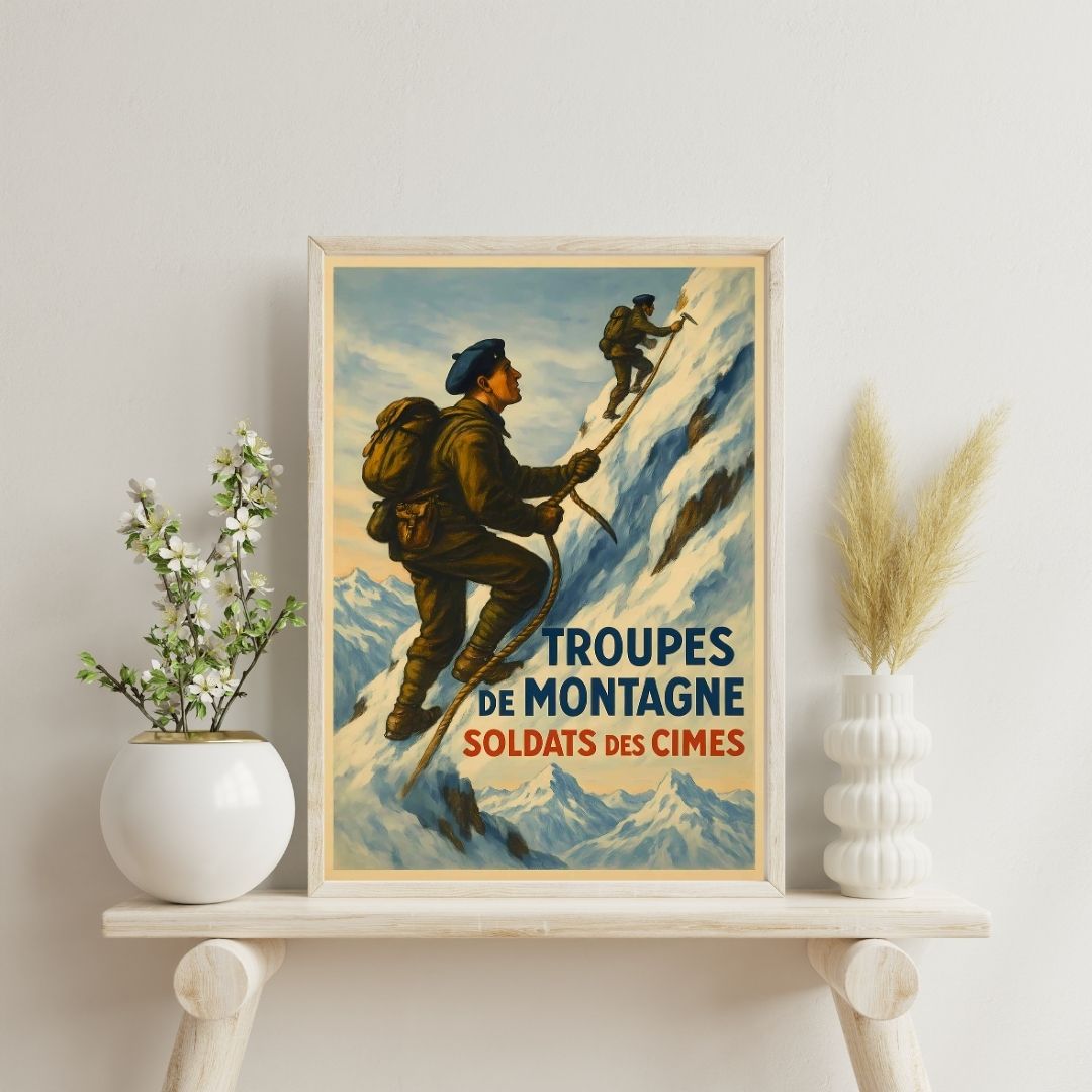 Affiche - Troupes de Montagne
