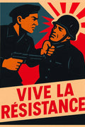 Affiche - Vive la Résistance 21 × 30 cm