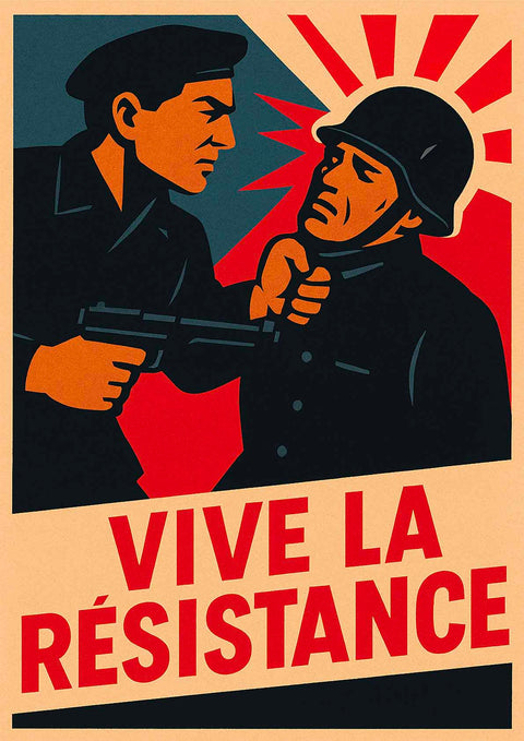 Affiche - Vive la Résistance 21 × 30 cm